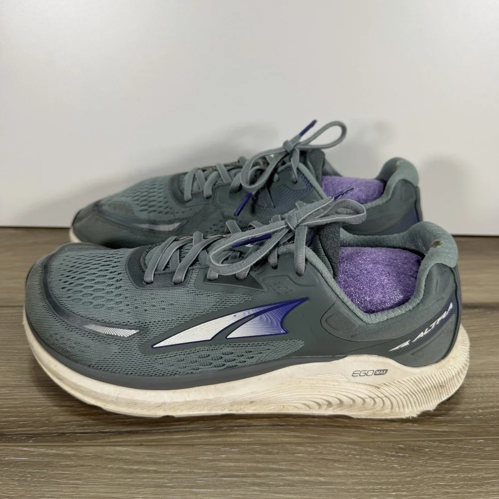 Altra Paradigm 6 Sneakers Ego Max Aloa5484254 Running Gray Blue Women Size 10.5